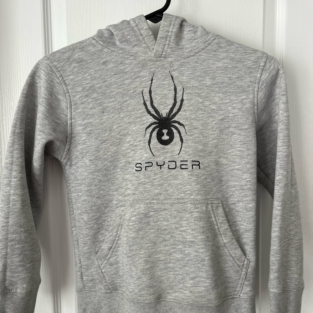 SPYDER KIDS HOODIES BUNDLE Athletic Sweatshirt | Black & Grey | Size 7/8 - Picture 3 of 10